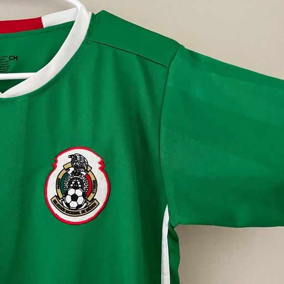 Mens Mexico Green White Soccer 2011-2013 Home Jersey XS/S Pullover Football - Picture 3 of 10